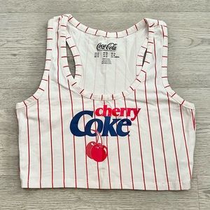 cherry coke crop top